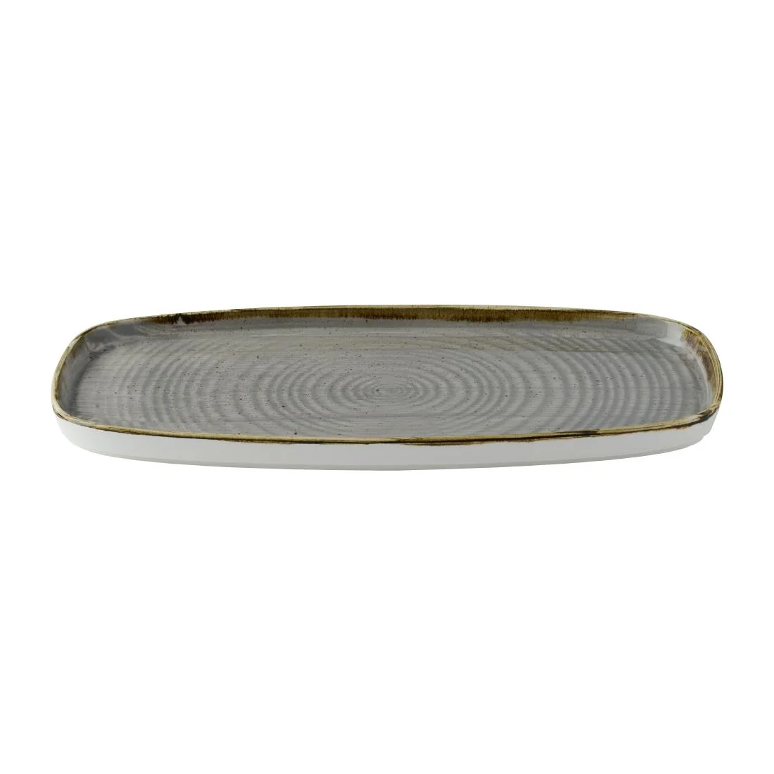Churchill Stonecast Peppercorn Grey Chefs' Walled Oblong Plates 350mm (6 Pack) - Image 5
