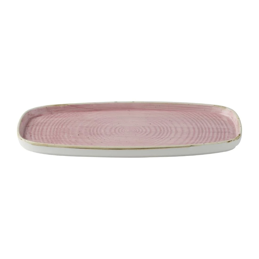 Churchill Stonecast Petal Pink Chefs' Walled Oblong Plates 350mm (6 Pack) - Image 6