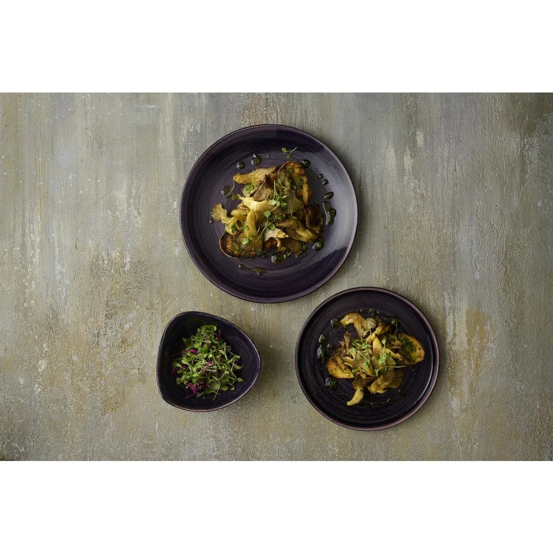 Churchill Stonecast Patina Deep Purple Coupe Plates 288mm (12 Pack) - Image 3