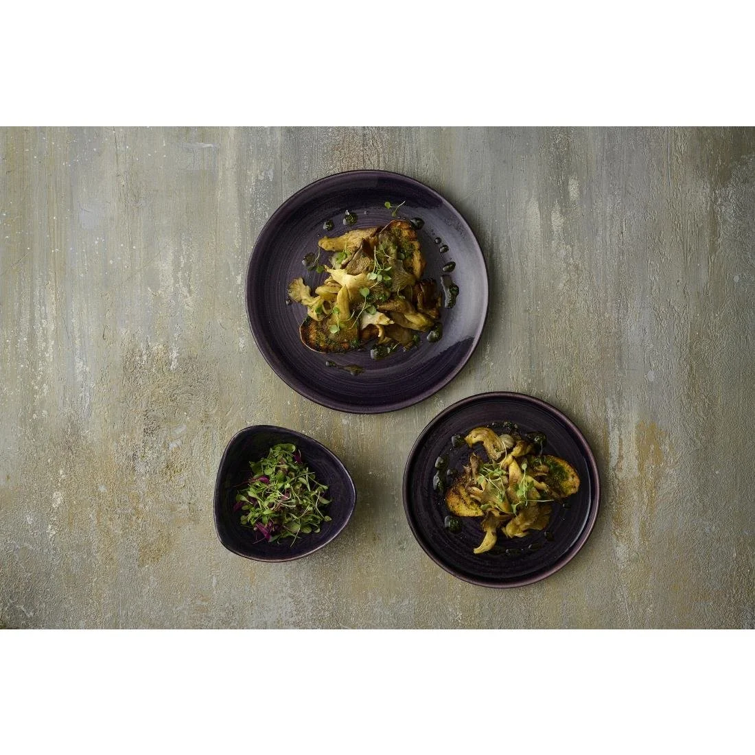 Churchill Stonecast Patina Deep Purple Coupe Plates 165mm (12 Pack) - Image 3
