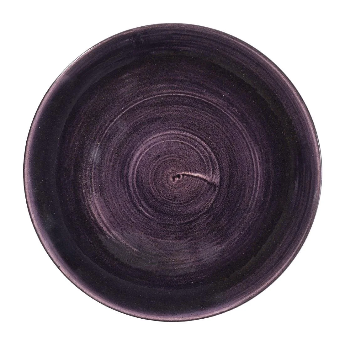 Churchill Stonecast Patina Deep Purple Coupe Plates 288mm (12 Pack) - Image 1