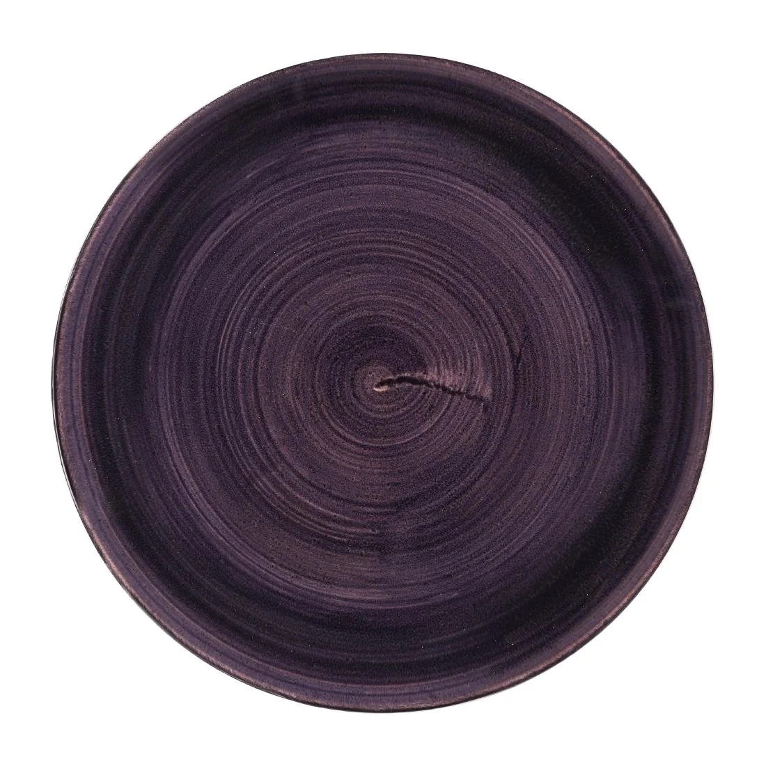 Churchill Stonecast Patina Deep Purple Coupe Plates 260mm (12 Pack) - Image 1