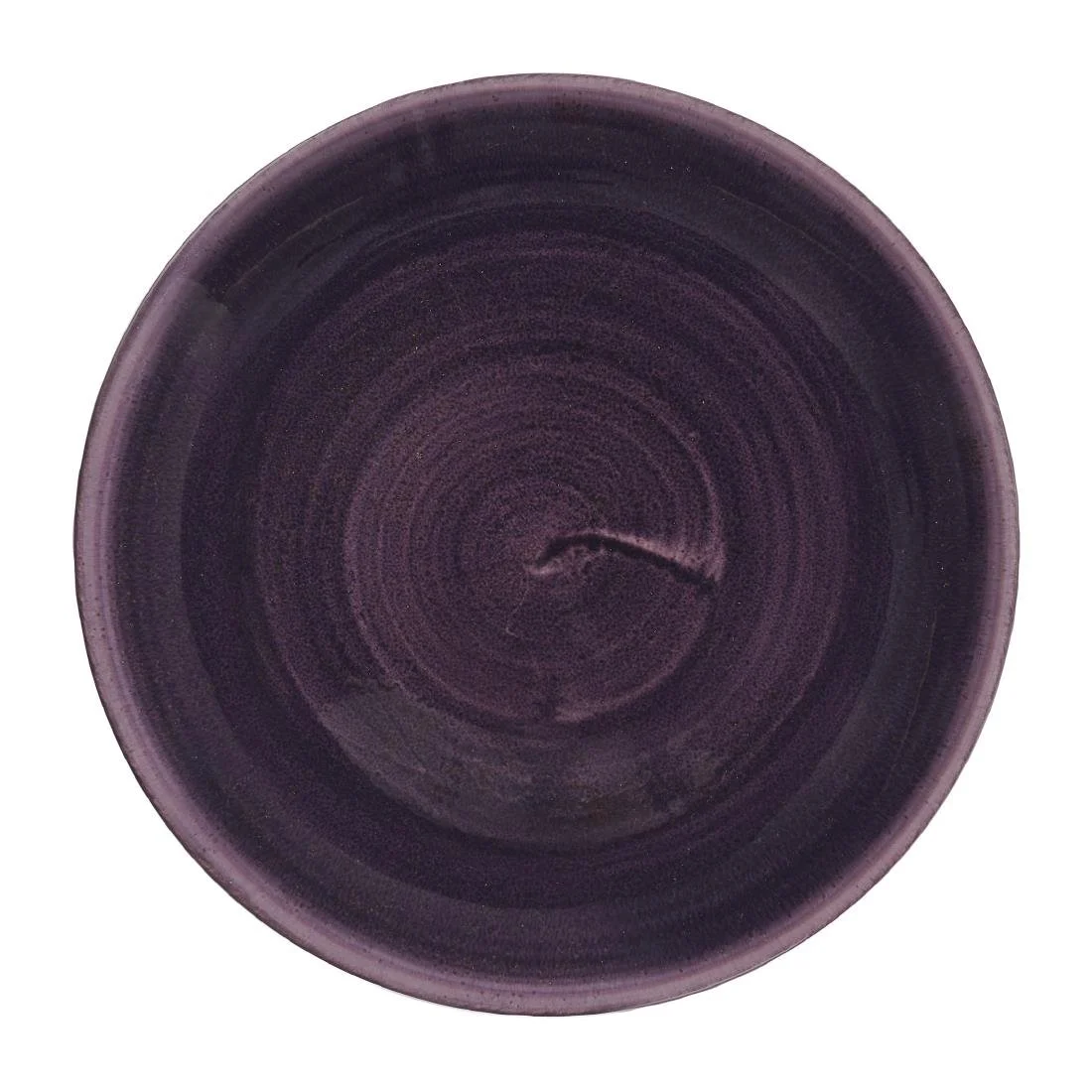 Churchill Stonecast Patina Deep Purple Coupe Plates 217mm (12 Pack) - Image 1