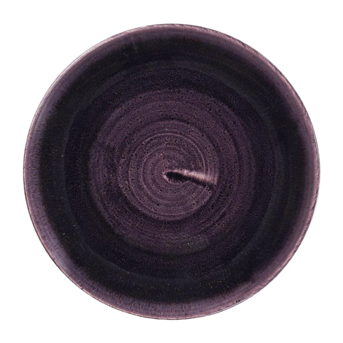 Churchill Stonecast Patina Deep Purple Coupe Plates 165mm (12 Pack) - Image 1