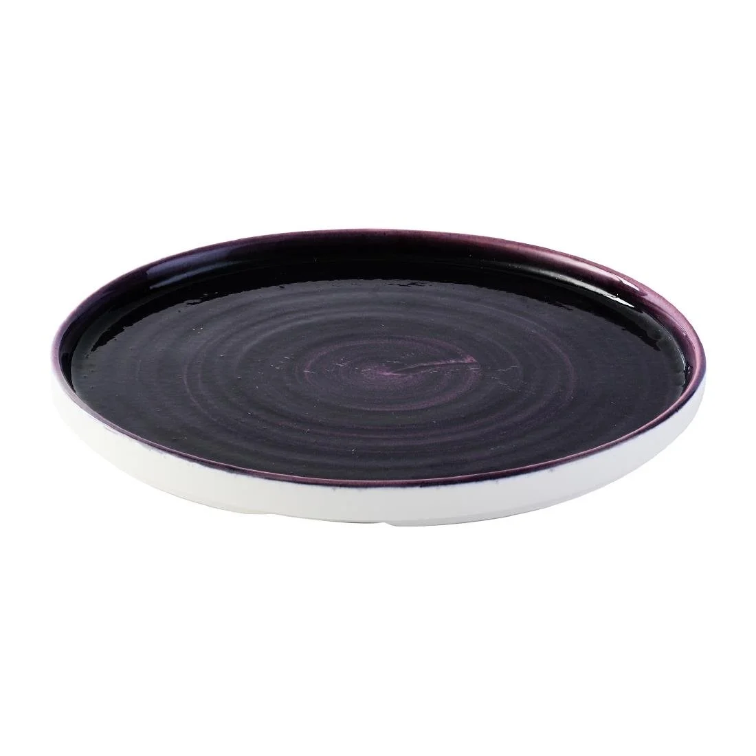 Churchill Stonecast Patina Deep Purple Walled Plates 260mm (6 Pack) - Image 4