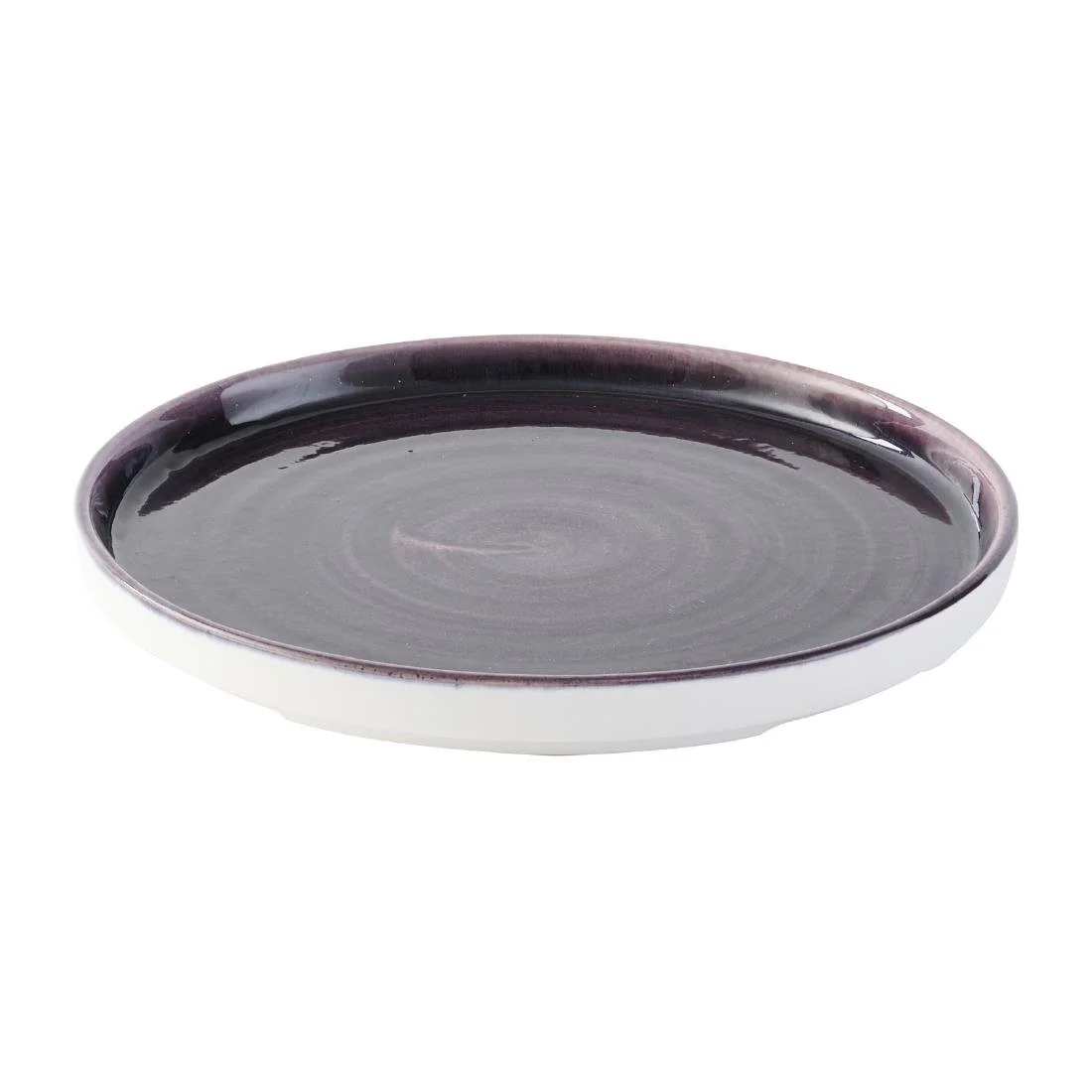 Churchill Stonecast Patina Deep Purple Walled Plates 210mm (6 Pack) - Image 4