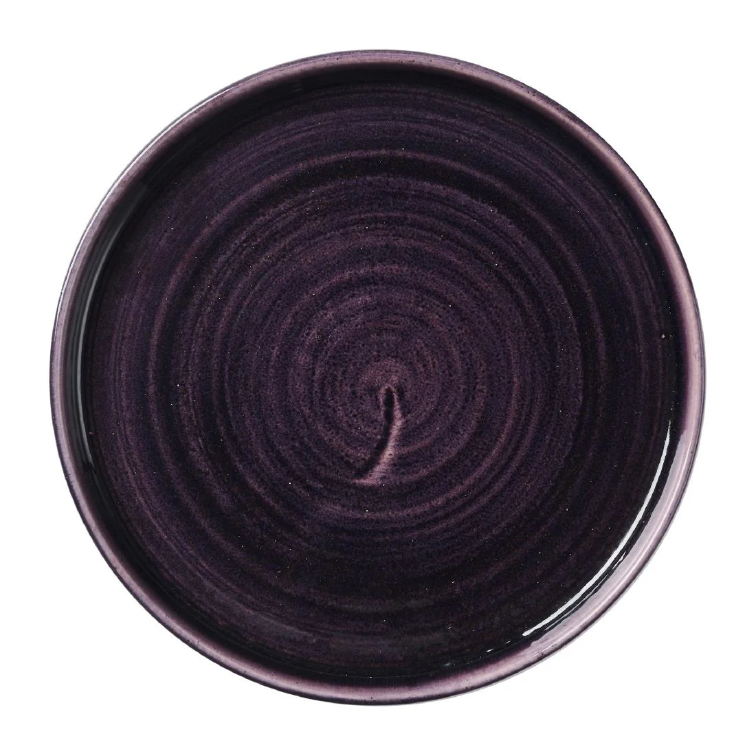 Churchill Stonecast Patina Deep Purple Walled Plates 210mm (6 Pack)
