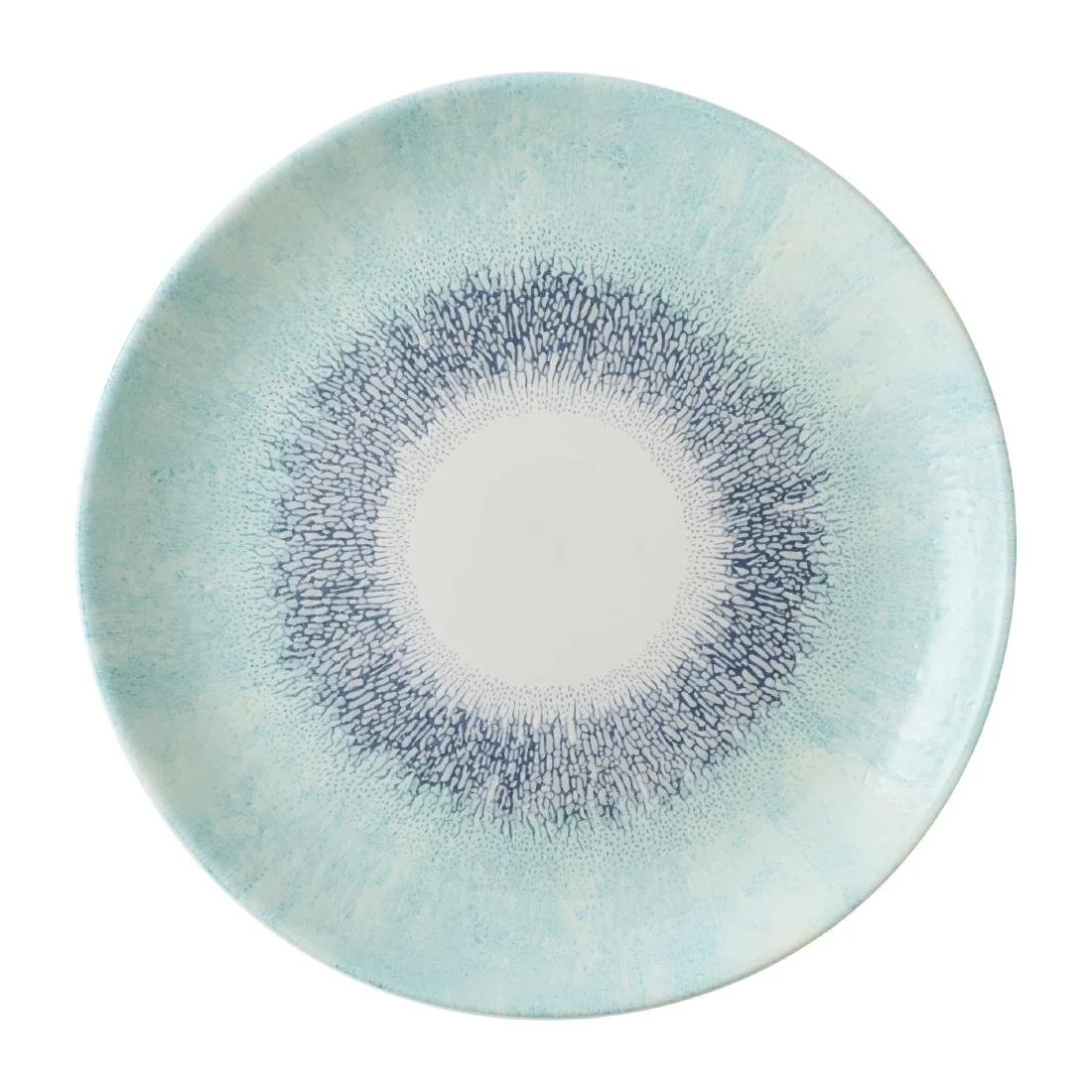 Churchill Studio Prints Fusion Blue Coupe Plates 288mm (12 Pack) - Image 1