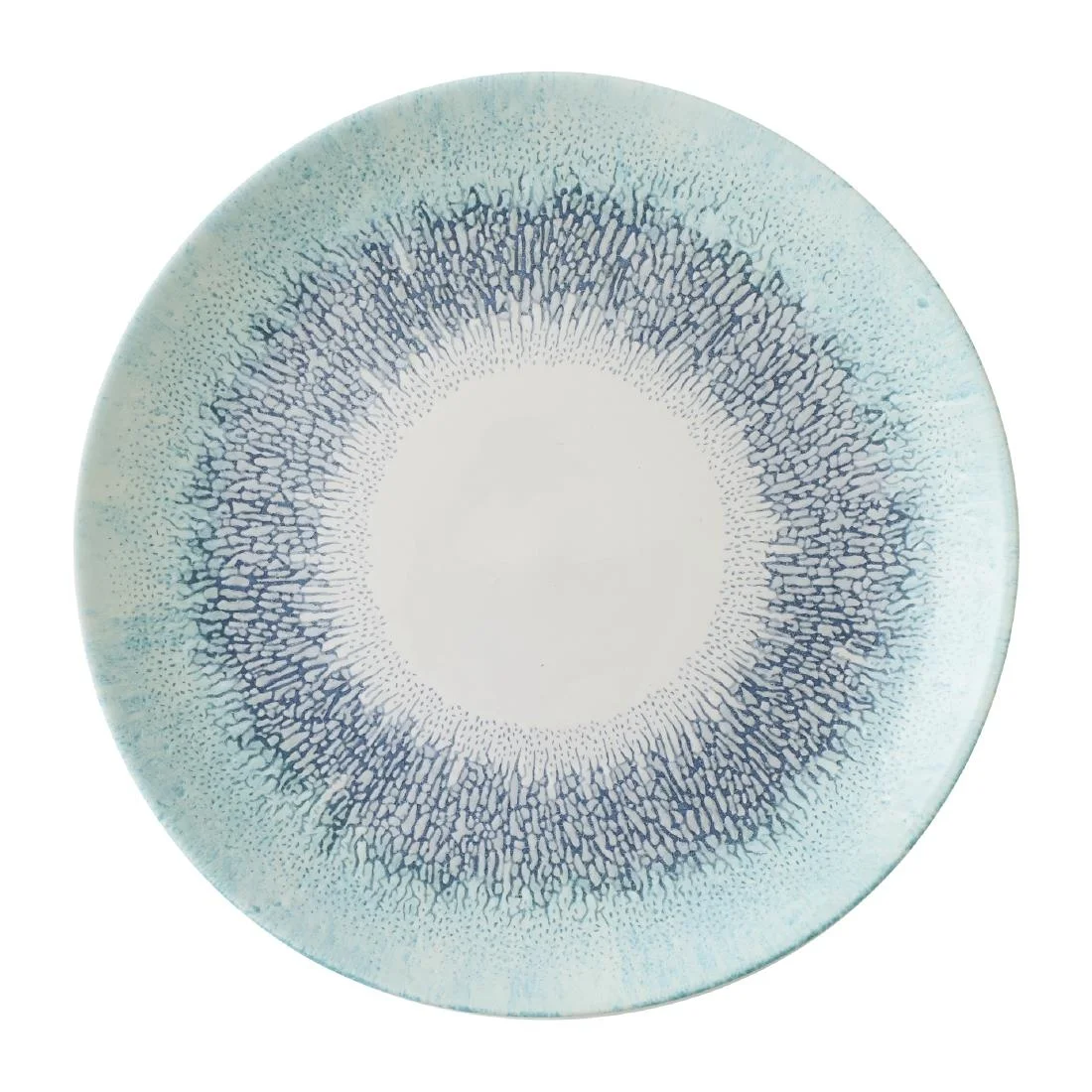 Churchill Studio Prints Fusion Blue Coupe Plates 217mm (12 Pack)