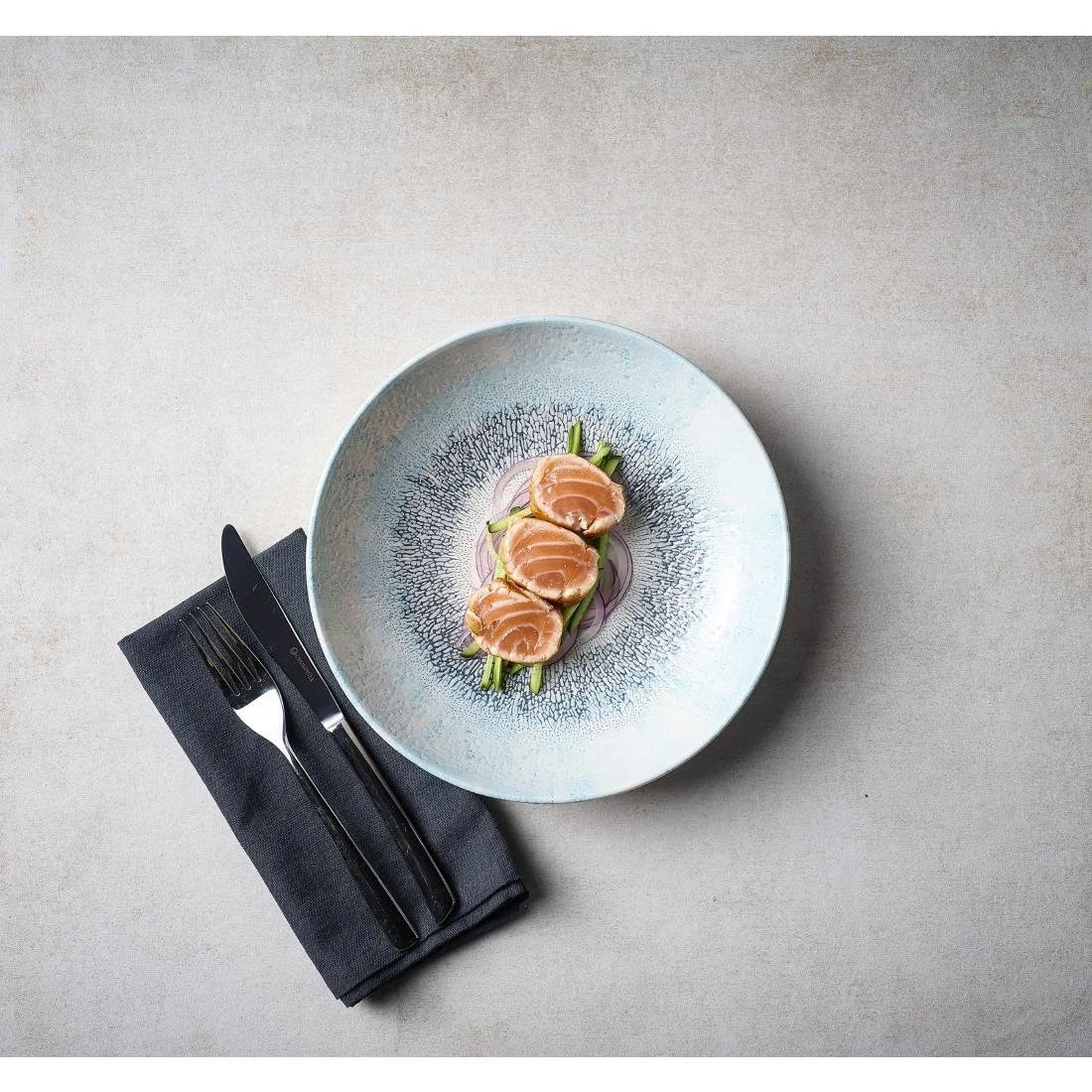 Churchill Studio Prints Fusion Blue Coupe Bowls 182mm (12 Pack) - Image 3