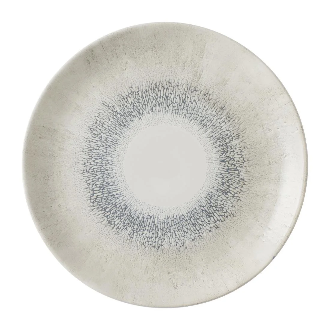 Churchill Studio Prints Fusion Grey Coupe Plates 288mm (12 Pack) - Image 1