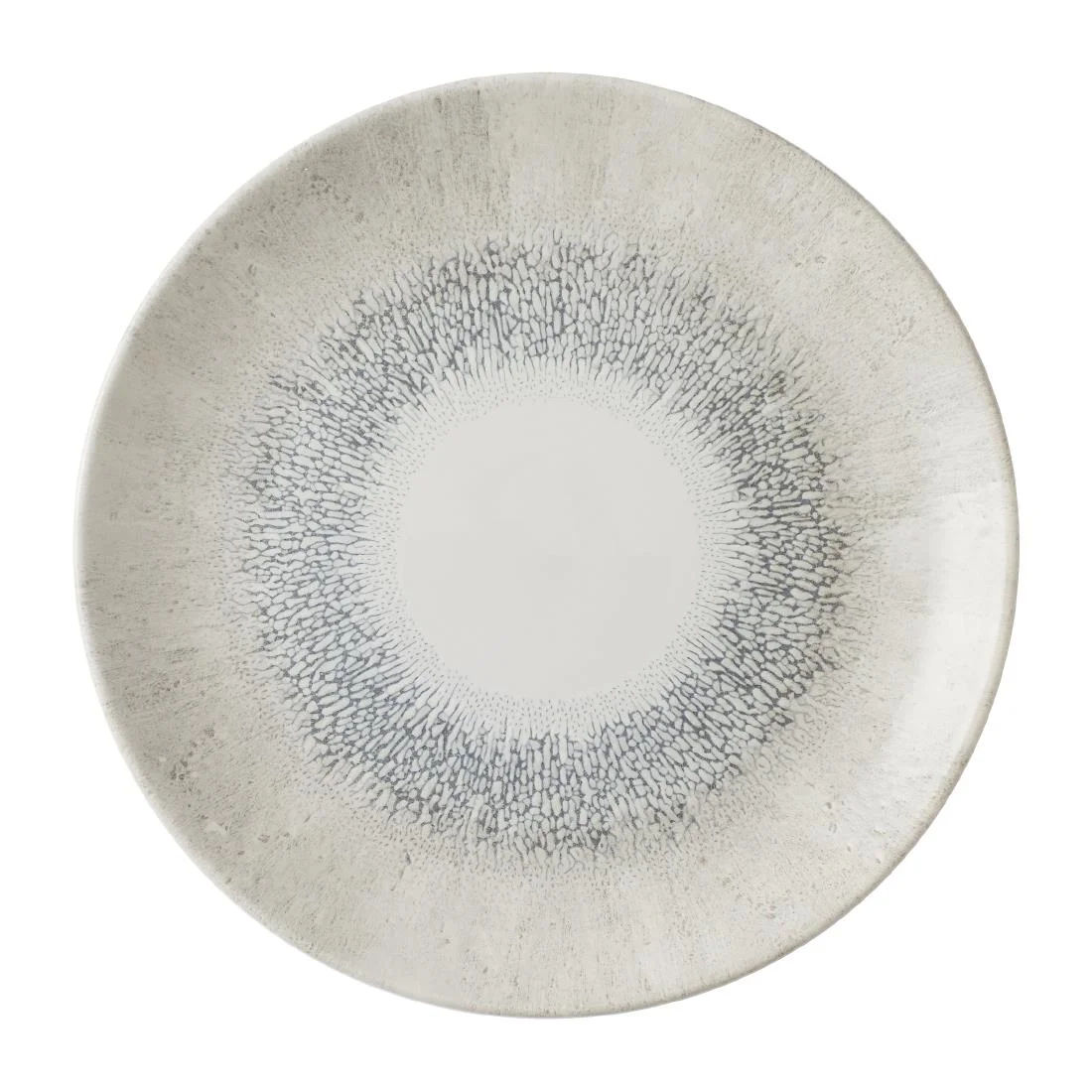 Churchill Studio Prints Fusion Grey Coupe Plates 260mm (12 Pack)