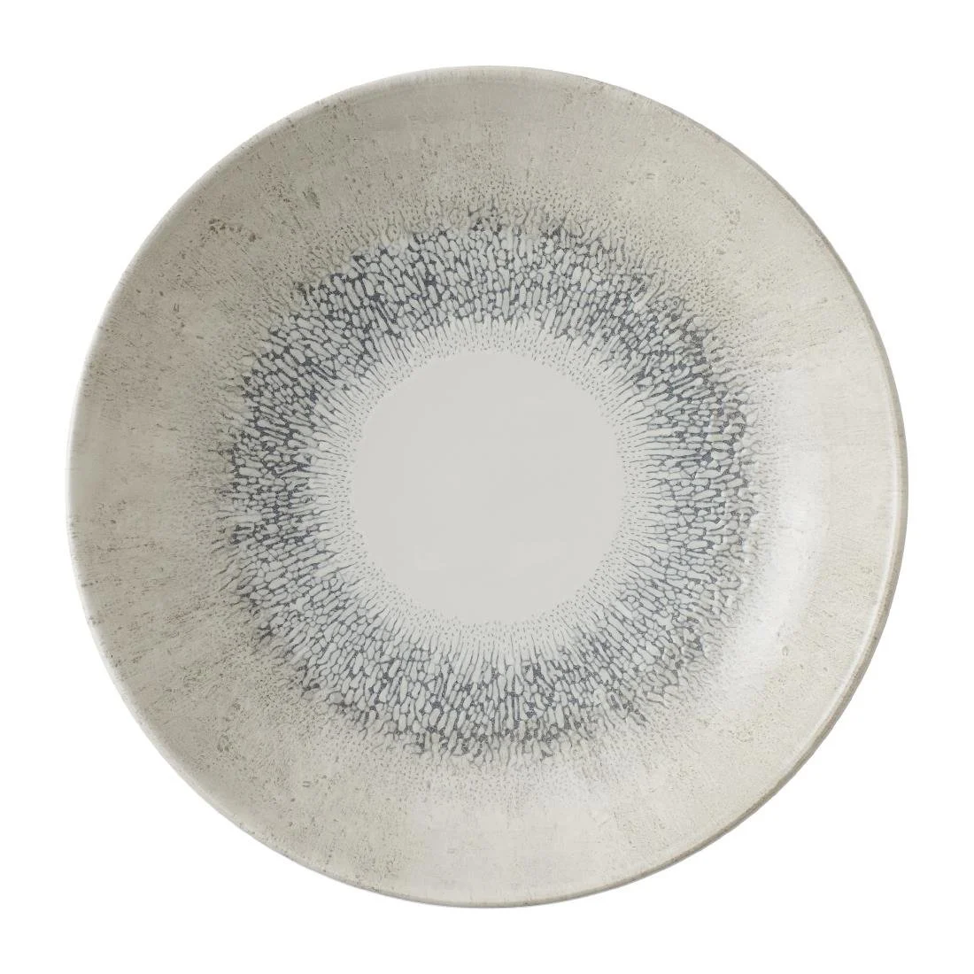 Churchill Studio Prints Fusion Grey Coupe Plates 248mm (12 Pack) - Image 1