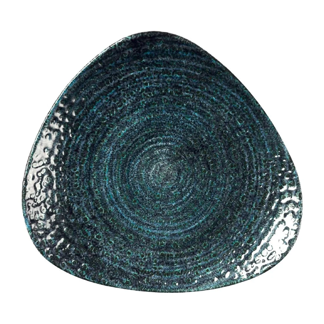 Churchill Homespun Chroma Blue Triangle Plates 229mm (12 Pack)