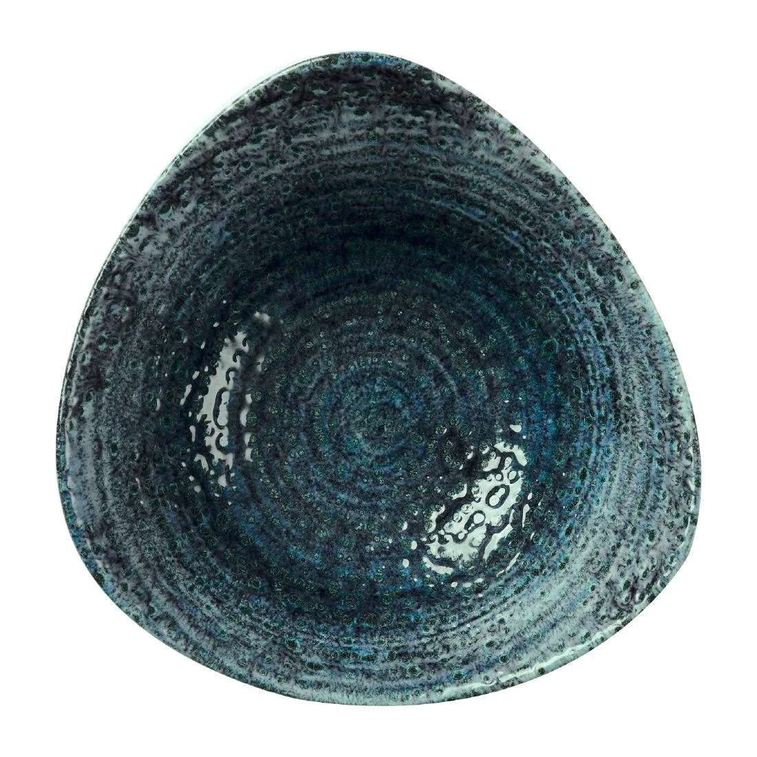 Churchill Homespun Chroma Blue Triangle Bowls 235mm (12 Pack)