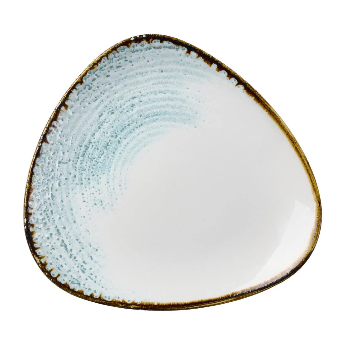Churchill Homespun Accents Aquamarine Triangle Plates 229mm (12 Pack)