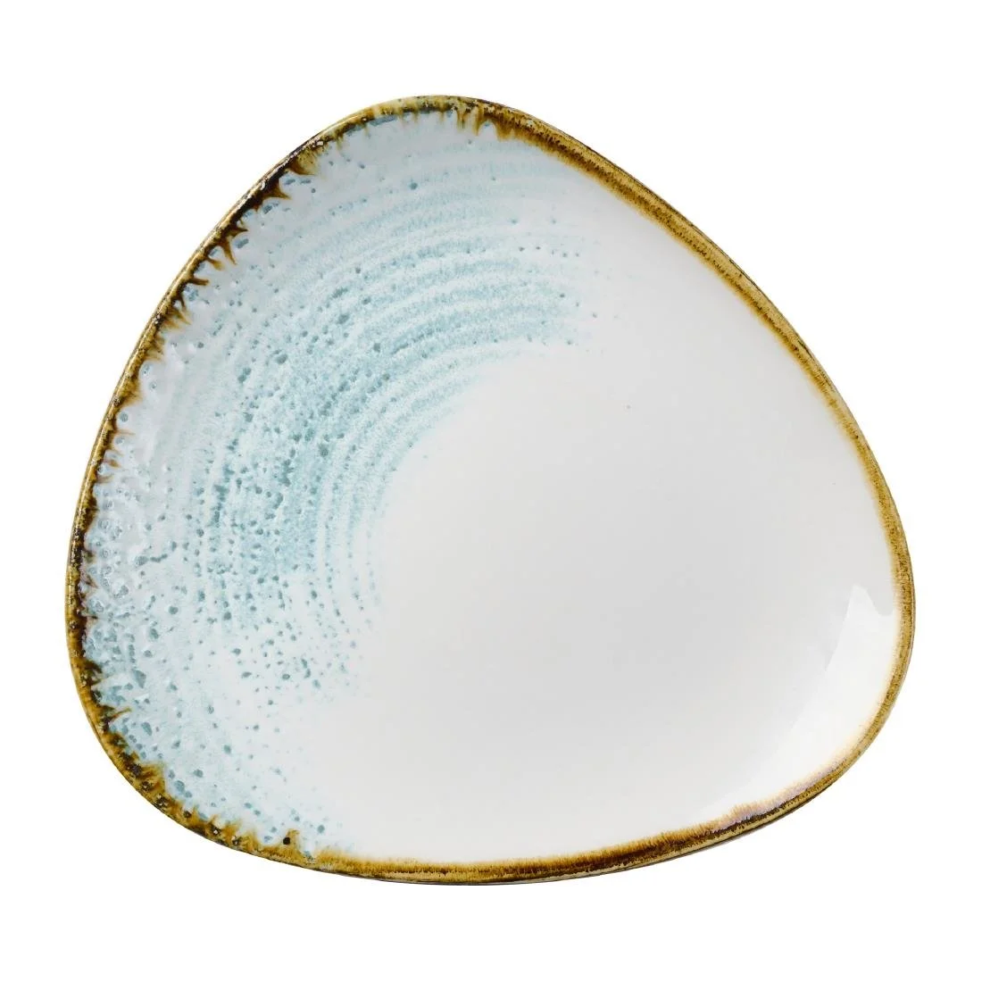 Churchill Homespun Accents Aquamarine Triangle Plates 192mm (12 Pack)