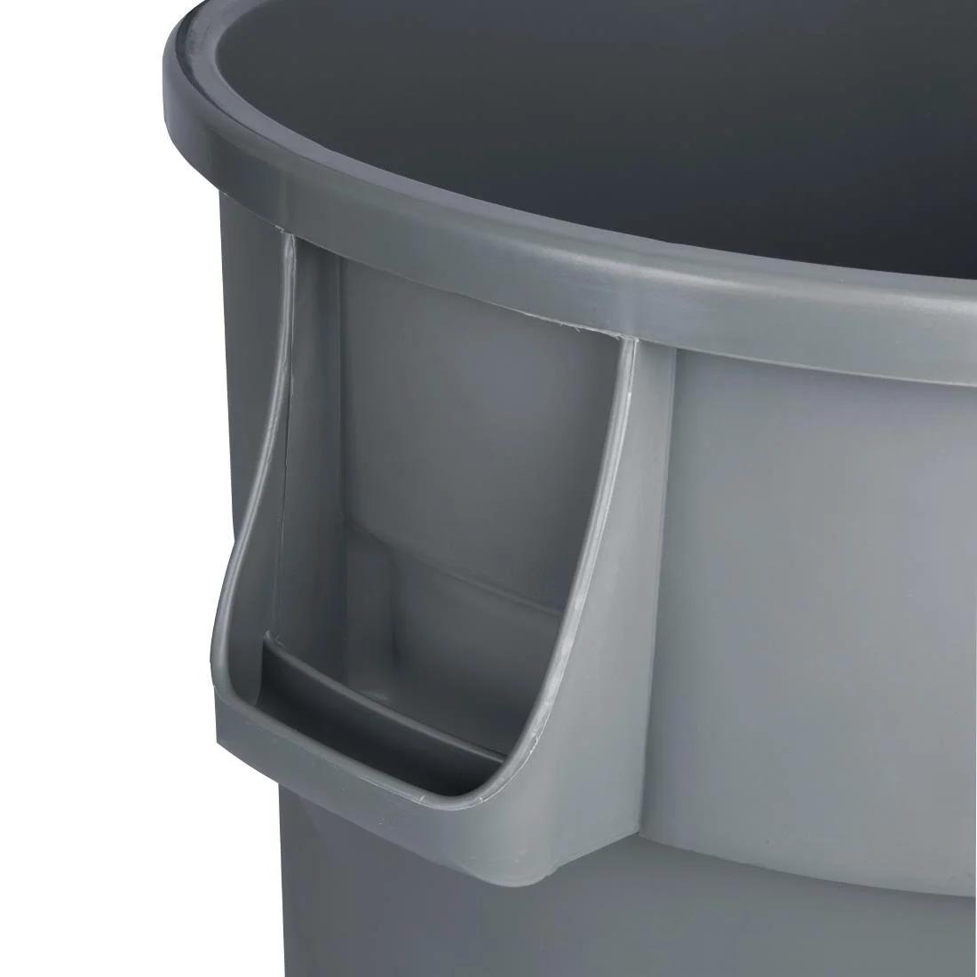 Jantex Heavy-Duty Round Bin Grey 160Ltr - Image 5