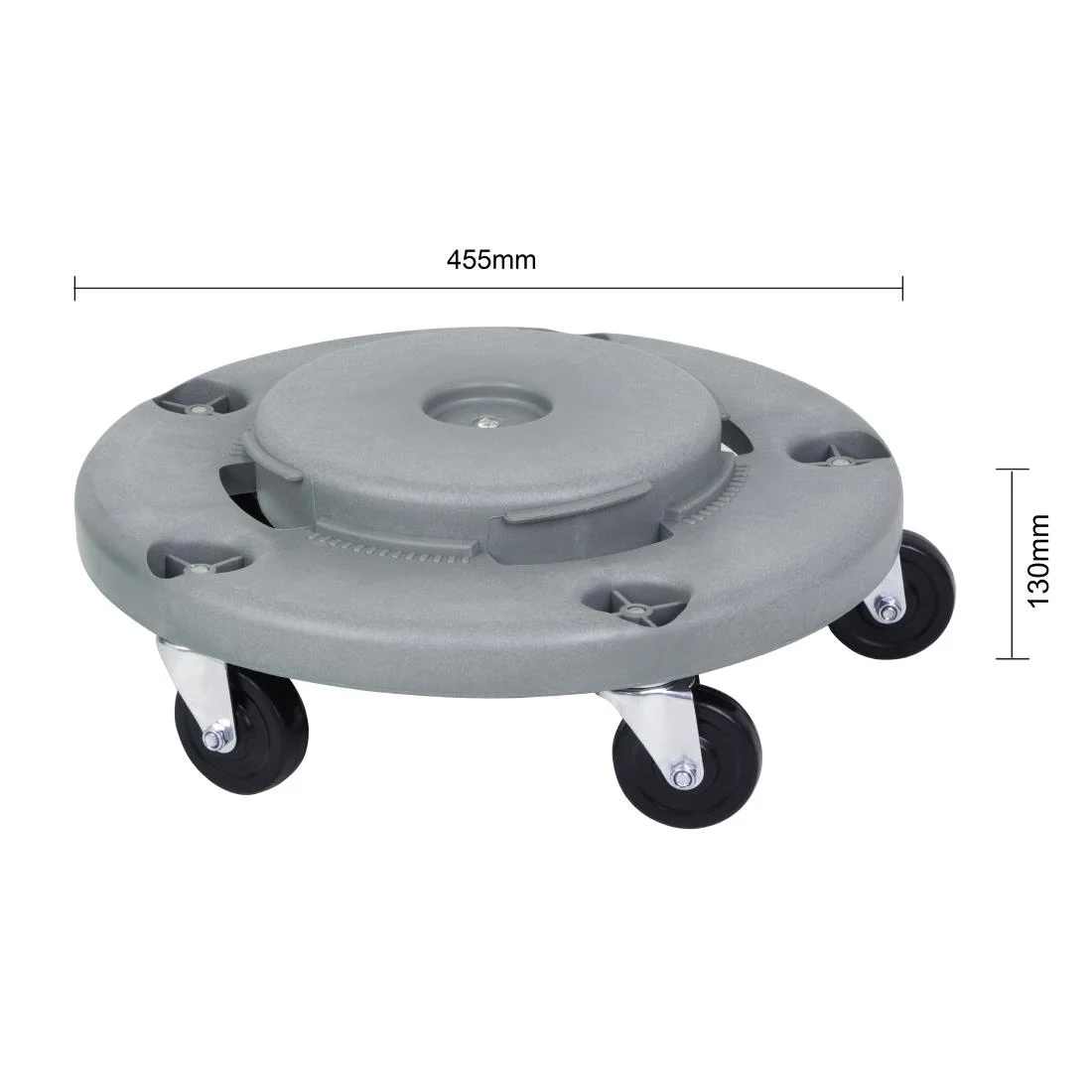 Jantex Dolly for 160Ltr Heavy-Duty Round Bin - Image 5