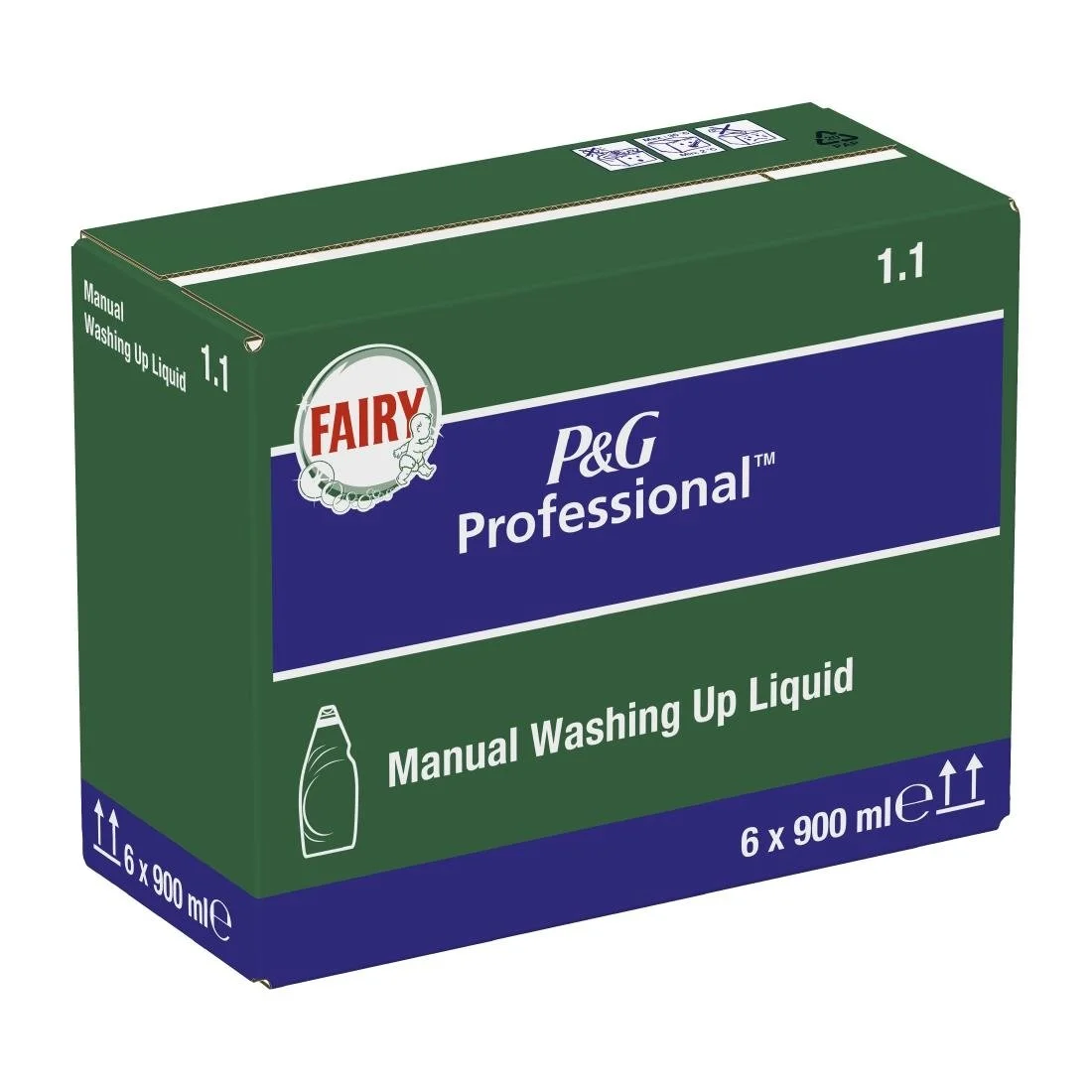 Fairy Professional 1.1 Washing Up Liquid Original 900ml (6 Pack) - Image 2
