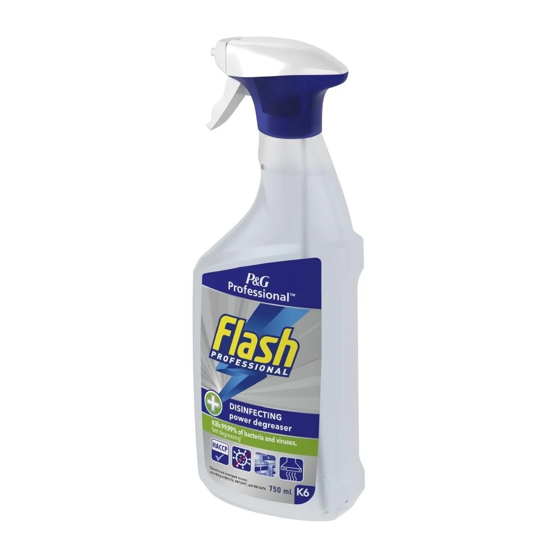 Flash Professional Disinfecting Power Degreaser Cleaning Spray 750ml (6 Pack) - Image 2