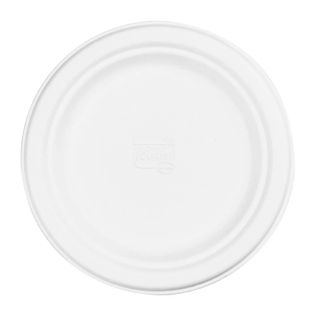 Vegware Compostable Nourish Moulded Fibre Plate Natural 7"/178mm (Pack of 500)