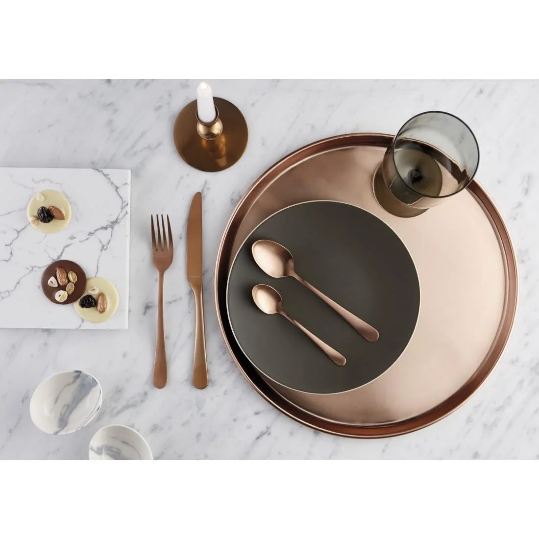 Amefa Blush Table Fork Copper (12 Pack) - Image 3