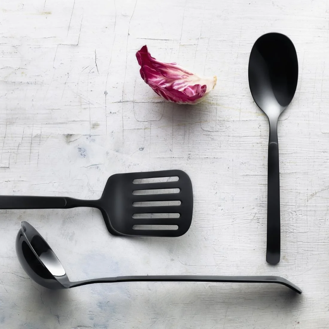 Amefa Buffet Slotted Turner Black (6 Pack) - Image 2