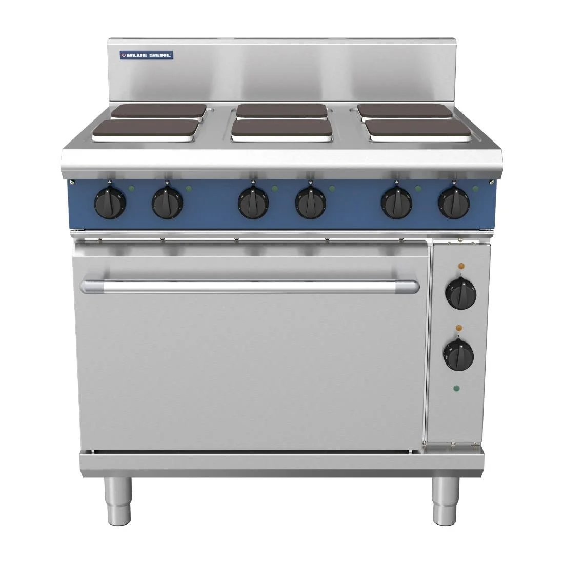 Blue Seal 6 Plate Static Oven Range 22.1kW E506S - Image 1