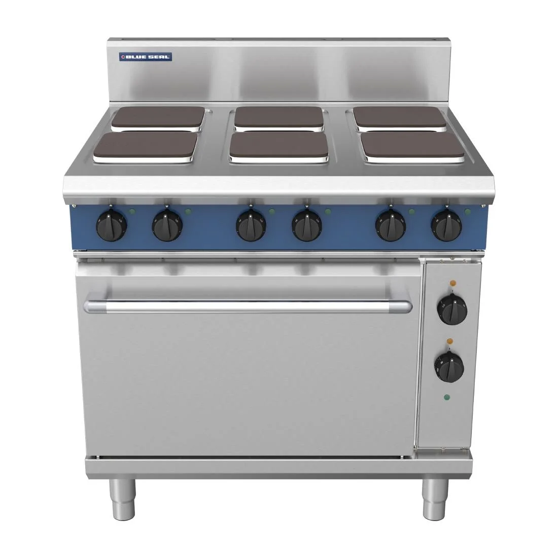 Blue Seal 6 Plate Static Oven Range 22.1kW E506S - Image 4
