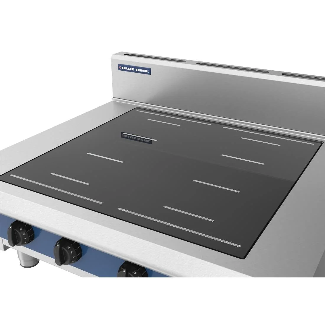 Blue Seal 4 Zone Countertop Full Area Induction Hob 20kW IN514F-B - Image 3
