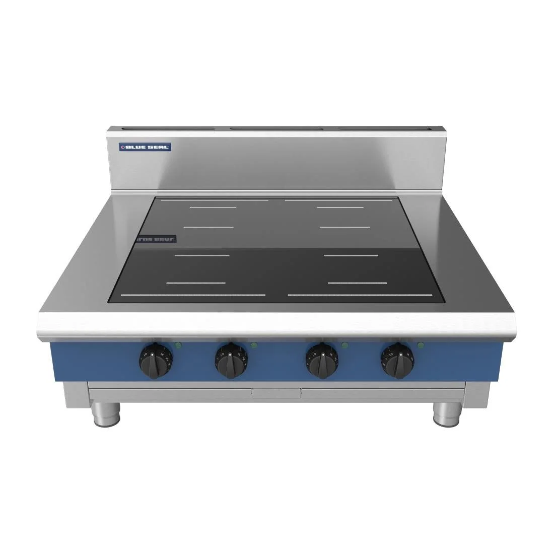 Blue Seal 4 Zone Countertop Full Area Induction Hob 20kW IN514F-B - Image 4