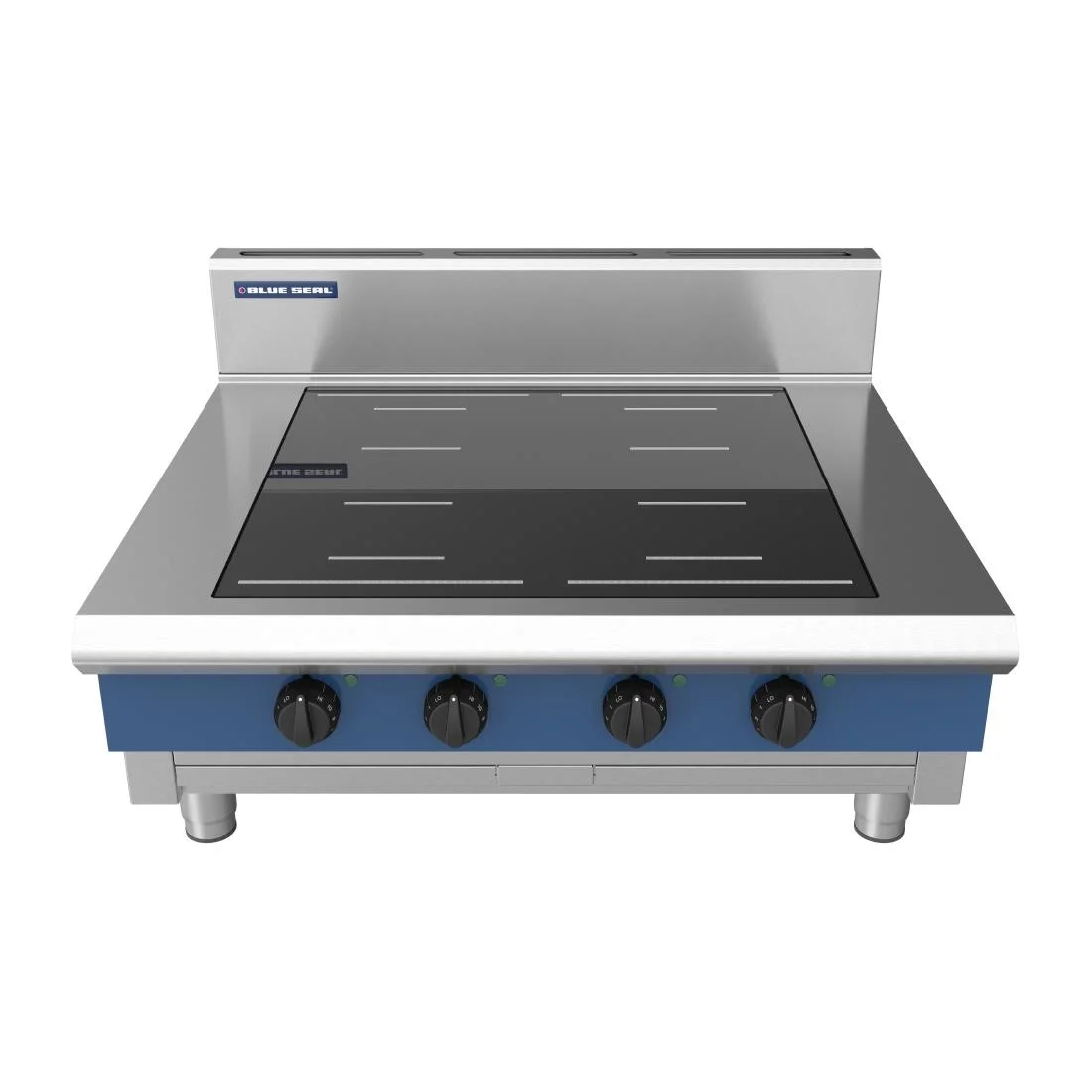 Blue Seal 4 Zone Countertop Full Area Induction Hob 20kW IN514F-B - Image 4