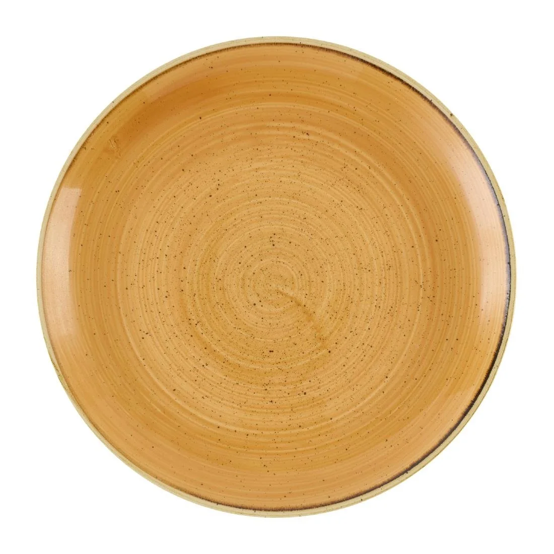 Churchill Stonecast Tangerine Coupe Plates 288mm (12 Pack) - Image 1