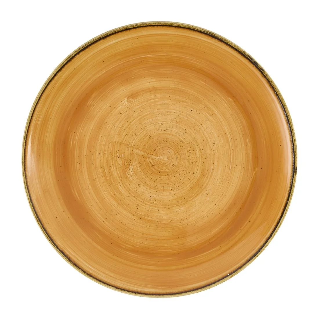 Churchill Stonecast Tangerine Coupe Plates 260mm (12 Pack)