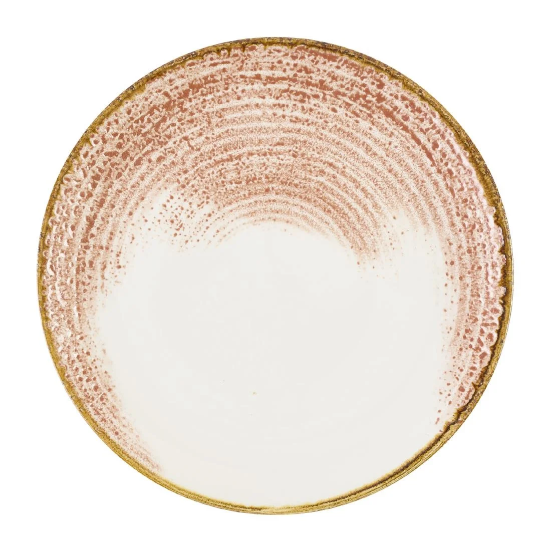 Churchill Studio Prints Homespun Accents Coral Coupe Plates 260mm (12 Pack)