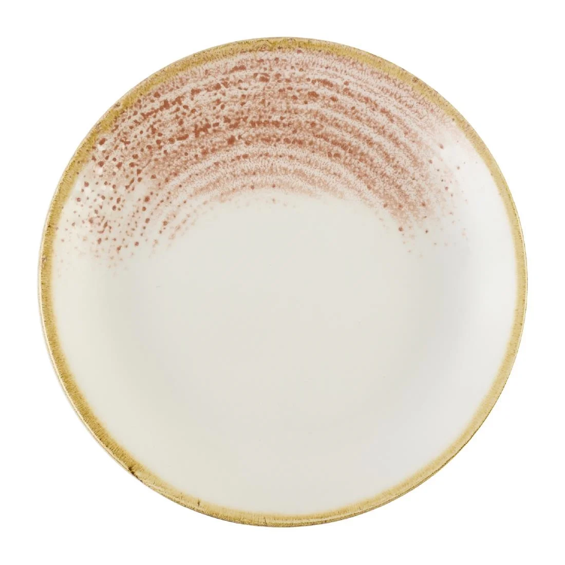 Churchill Studio Prints Homespun Accents Coral Coupe Plates 165mm (12 Pack)