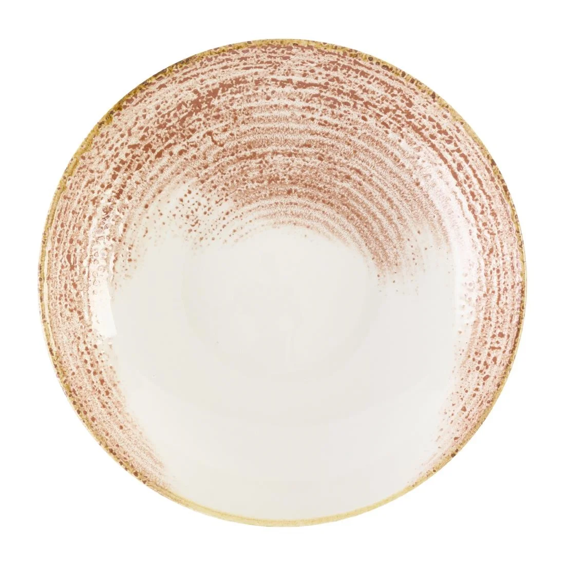 Churchill Studio Prints Homespun Accents Coral Coupe Bowls 248mm (12 Pack) - Image 2