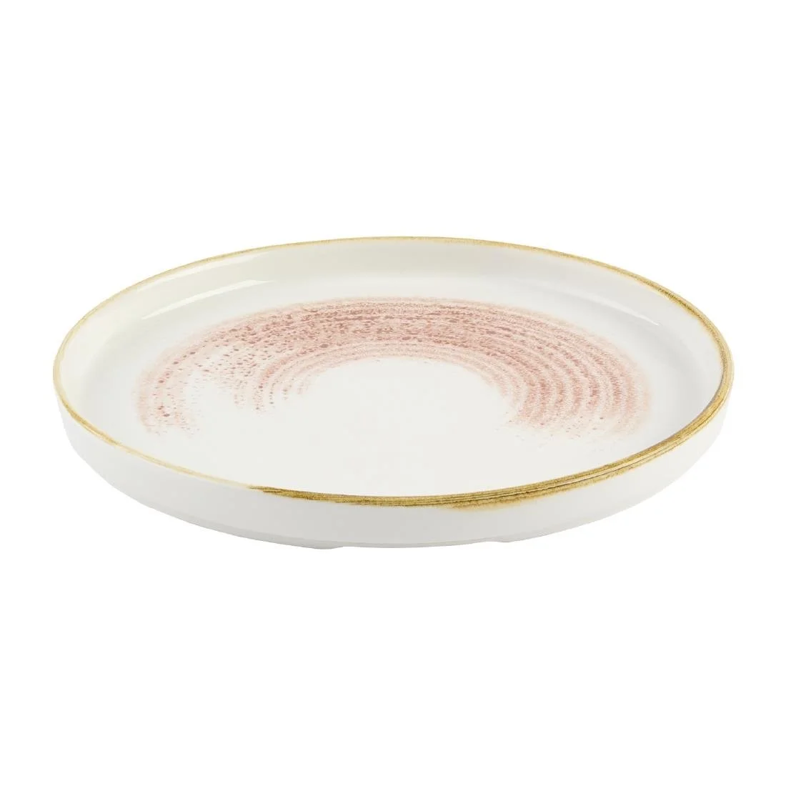 Churchill Studio Prints Homespun Accents Coral Walled Plates 210mm (6 Pack) - Image 2