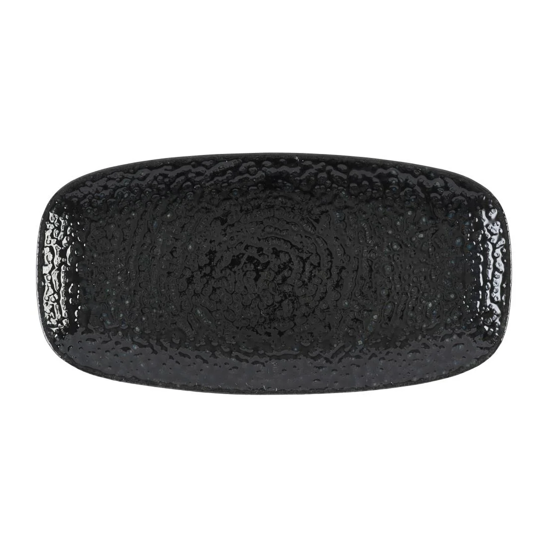 Churchill Studio Prints Homespun Chroma Carbon Chefs' Oblong Plates No. 3 -298 x 153mm (12 Pack)