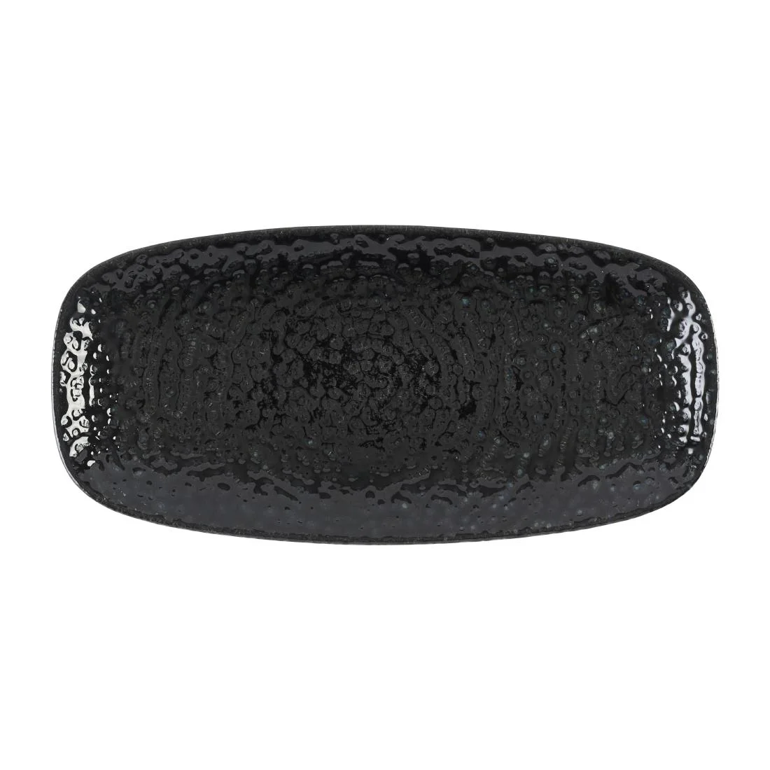 Churchill Studio Prints Homespun Chroma Carbon Chefs' Oblong Plates No. 2 -269 x 127mm (12 Pack)