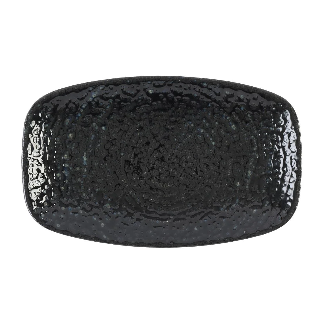 Churchill Studio Prints Homespun Chroma Carbon Chefs' Oblong Plates No. 1 -200 x 121mm (12 Pack)