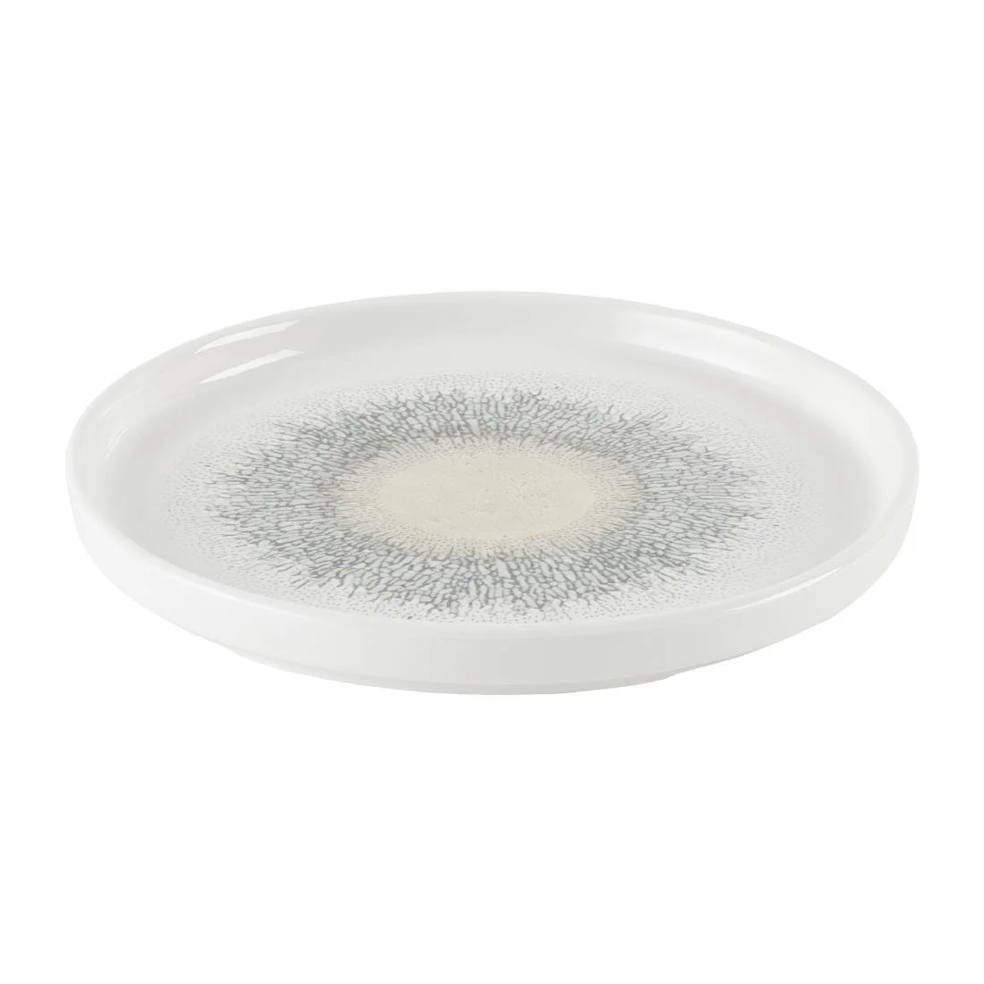 Churchill Studio Prints Fusion Agate Grey Chefs' Walled Plates 260mm (6 Pack) - Image 2