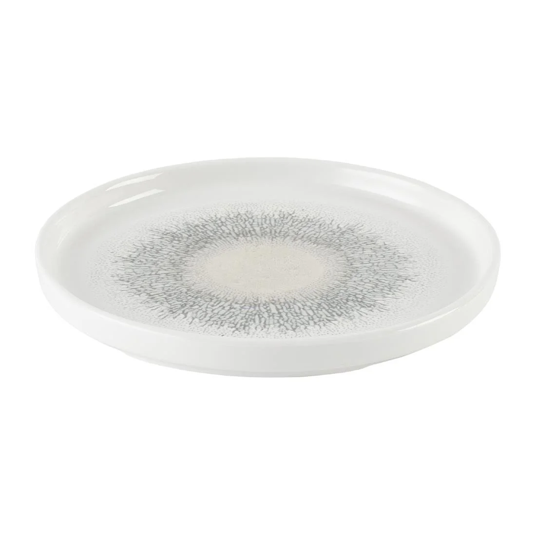 Churchill Studio Prints Fusion Agate Grey Chefs' Walled Plates 210mm (6 Pack) - Image 2