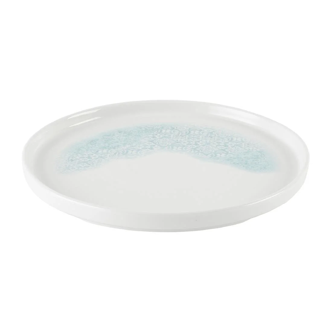 Churchill Vintage Prints Med Tiles Aquamarine Chefs' Walled Plates 260mm (6 Pack) - Image 2