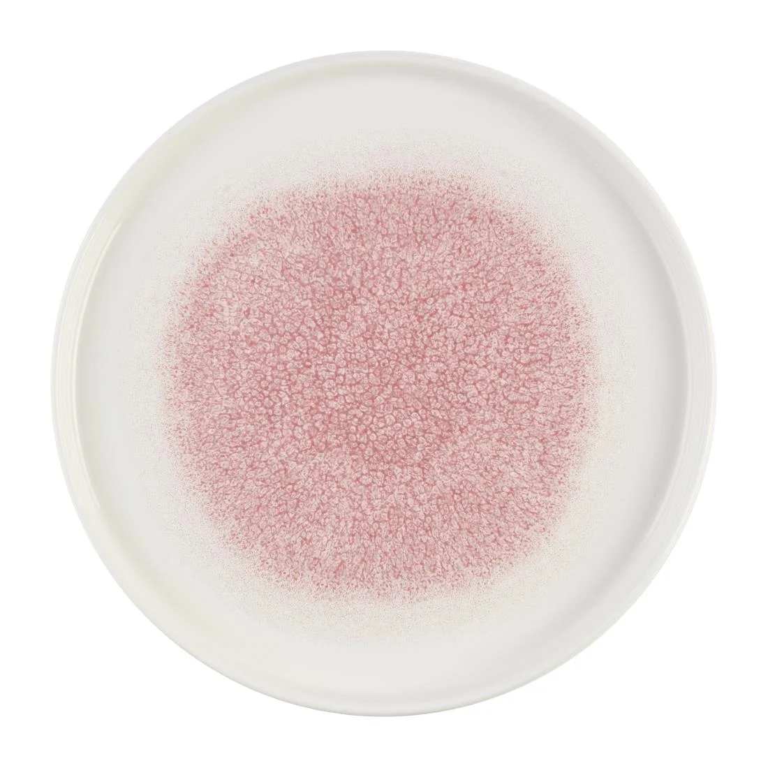 Churchill Studio Prints Raku Rose Quartz Pink Chefs' Walled Plates 260mm (6 Pack)