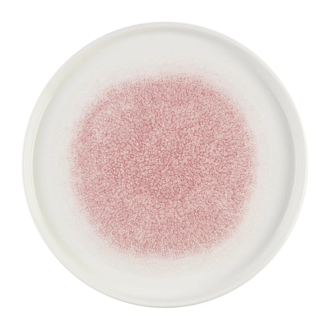 Churchill Studio Prints Raku Rose Quartz Pink Chefs' Walled Plates 260mm (6 Pack) - Image 1