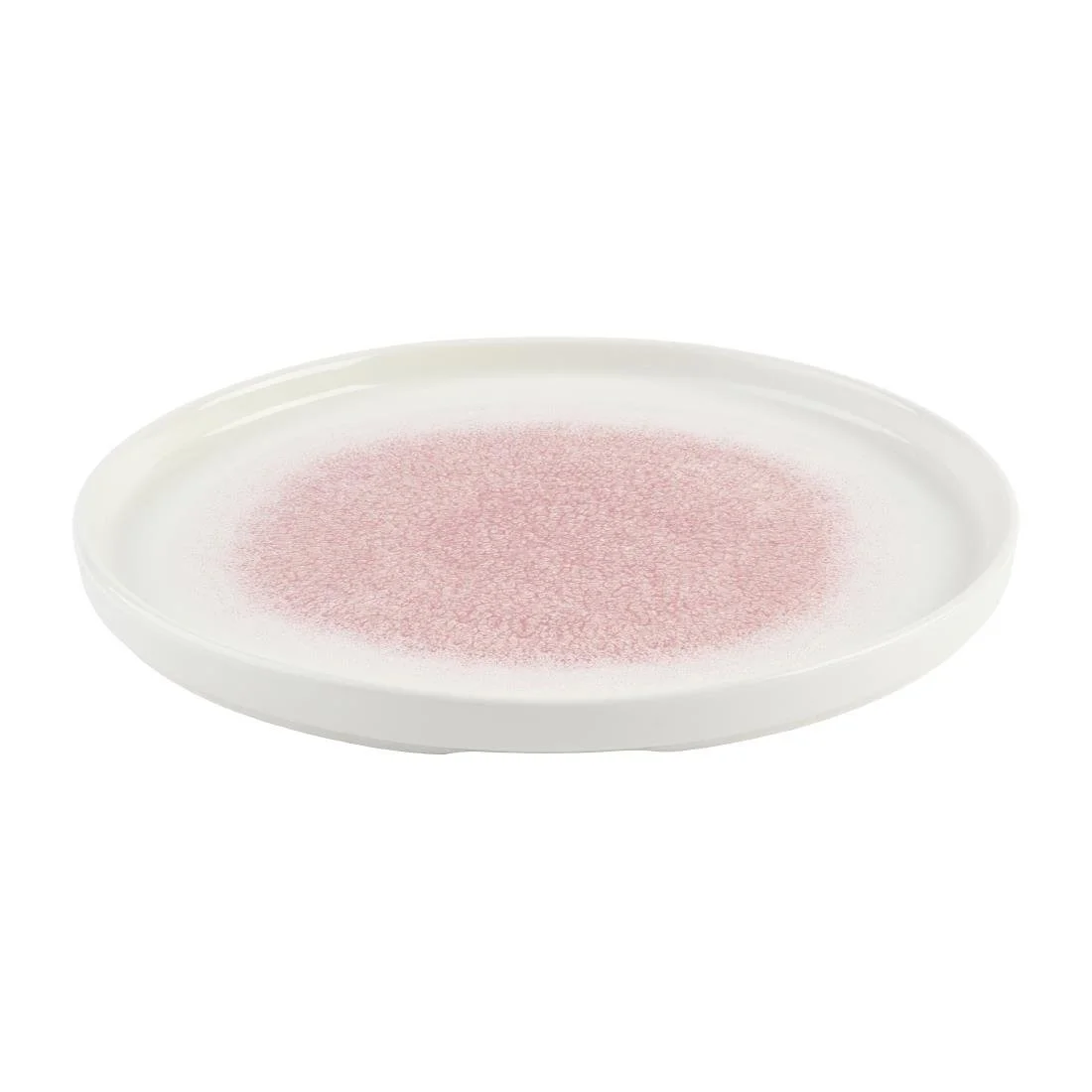 Churchill Studio Prints Raku Rose Quartz Pink Chefs' Walled Plates 260mm (6 Pack) - Image 2
