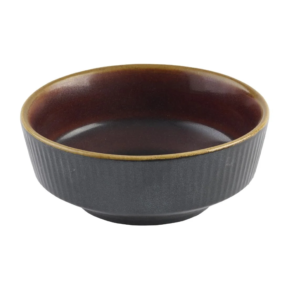 Churchill Nourish Tokyo Black Kochi Shallow Bowls 50 x 115mm (12 Pack)