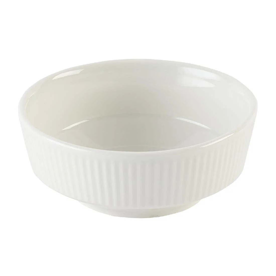 Churchill Nourish White Kochi Shallow Bowls 50x 115mm (12 Pack)